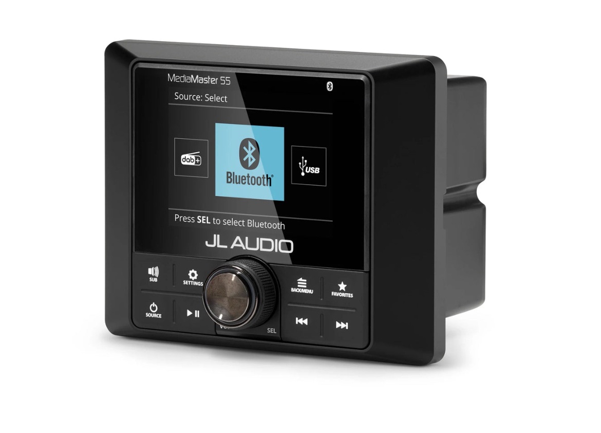 JL Audio MM55 Premium Compact Marine Source Unit with Full-Color LCD - Image 6