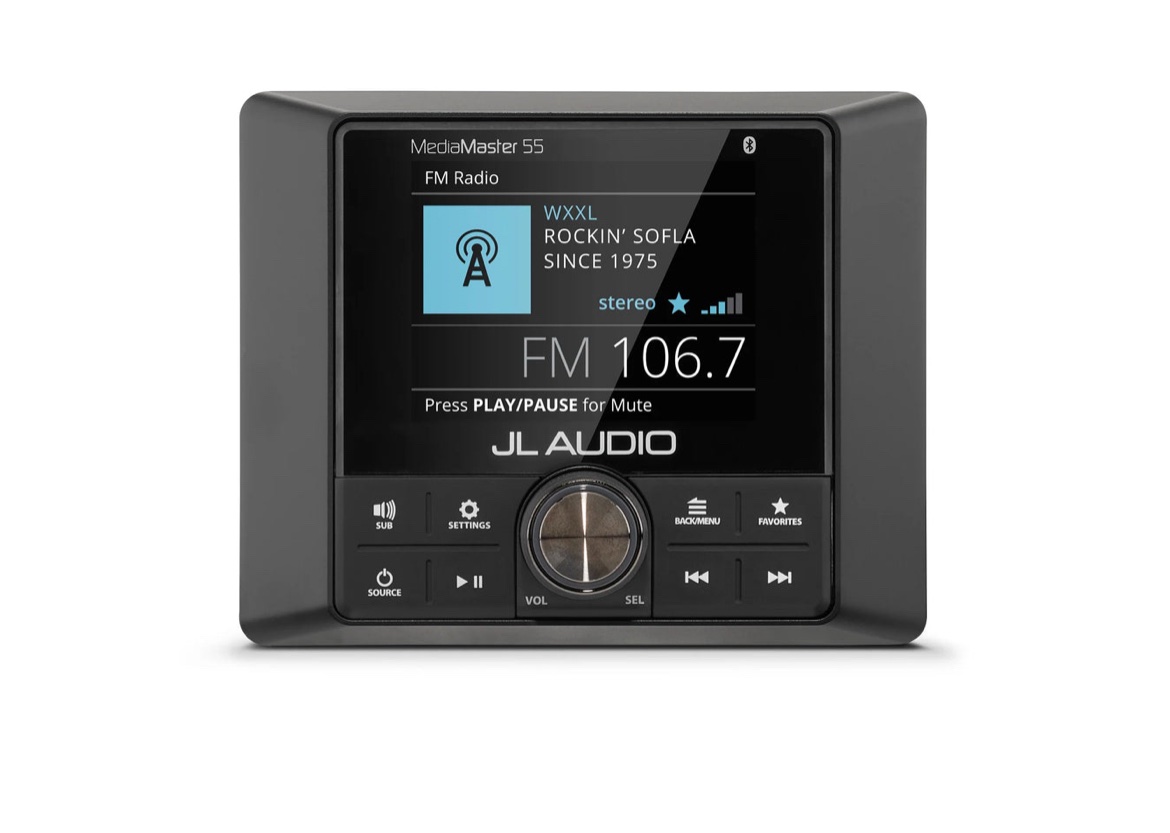 JL Audio MM55 Premium Compact Marine Source Unit with Full-Color LCD - Image 3